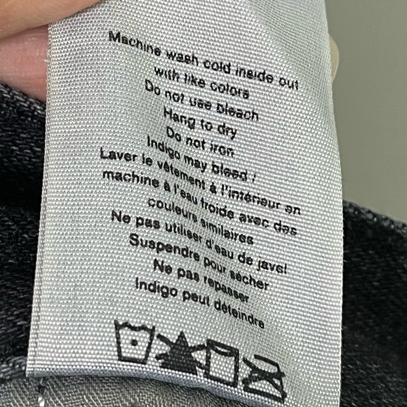 Rag & Bone Men’s Black Dustin Slim Fit Jeans Size 34W x 32L - Picture 9 of 15